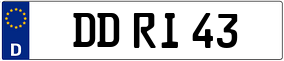 Truck License Plate